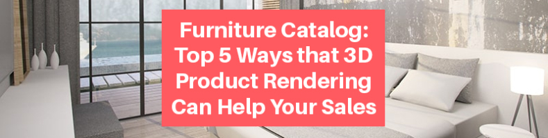 3D Product Rendering Furniture Catalog