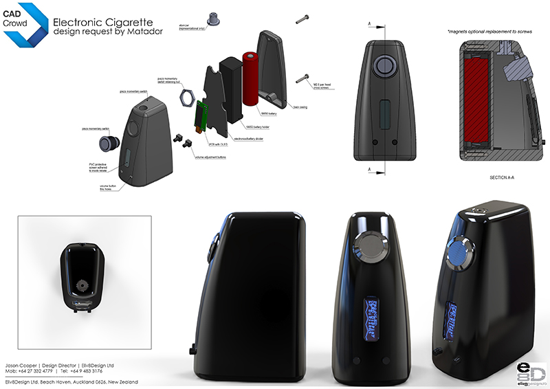 Electronic Cigarette Product Design