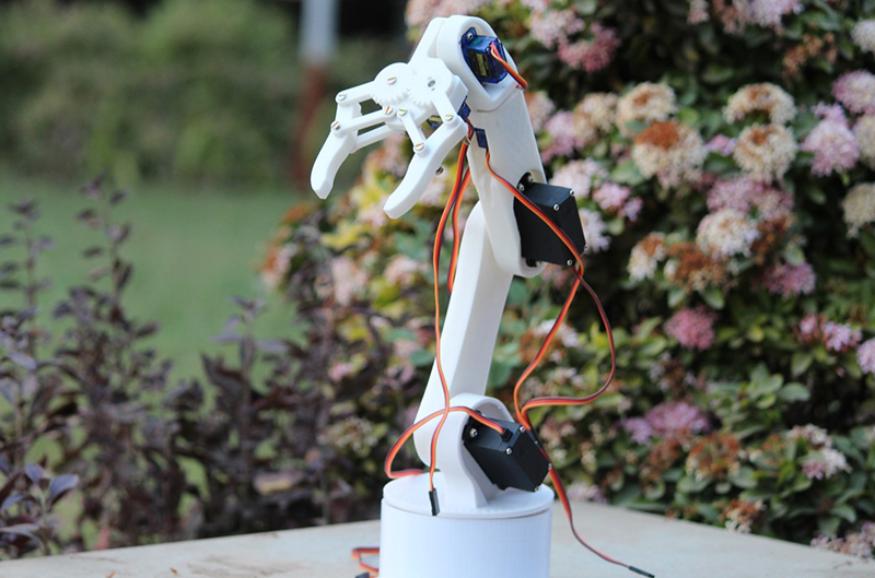 3D printed robotic arm prototype | Cad Crowd 3D printed robotic arm prototype