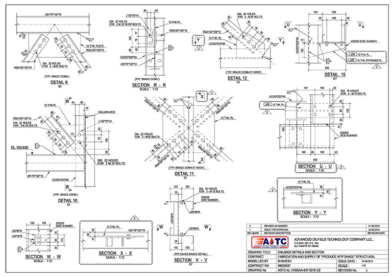 Steel-CAD-fabrication-drawings | Cad Crowd Steel-CAD-fabrication-drawings