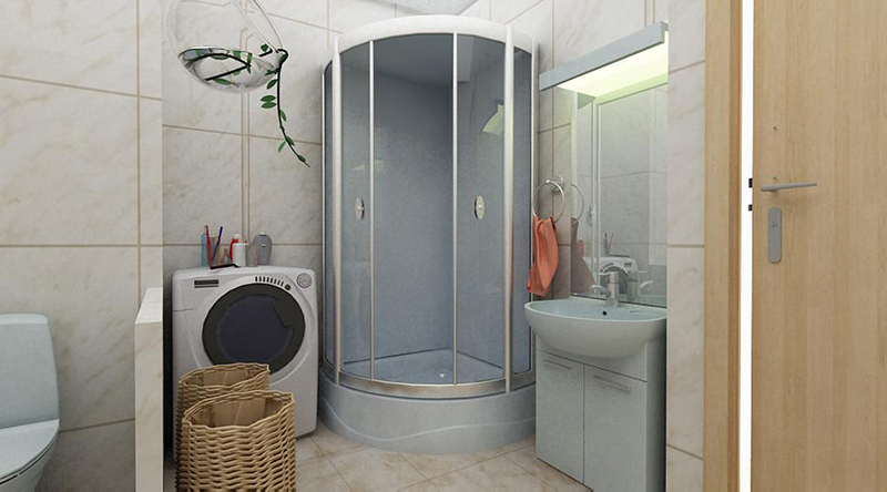 Bathroom-shower-3D-rendering | Cad Crowd Bathroom-shower-3D-rendering