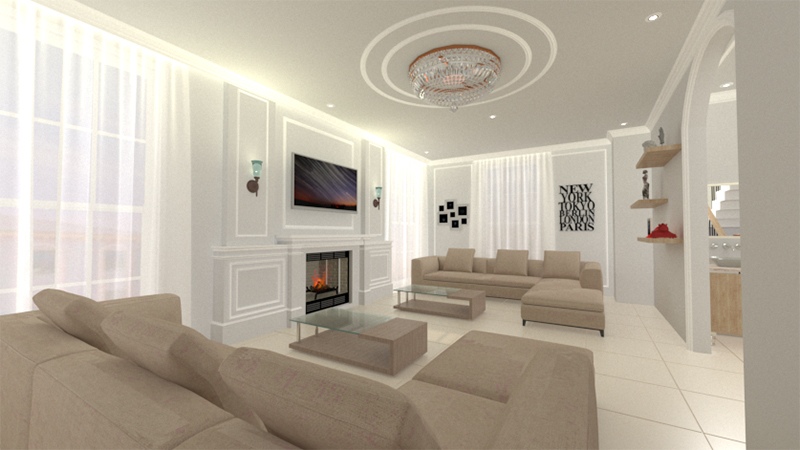 Classy-living-room-furniture-3D-rendering | Cad Crowd Classy-living-room-furniture-3D-rendering