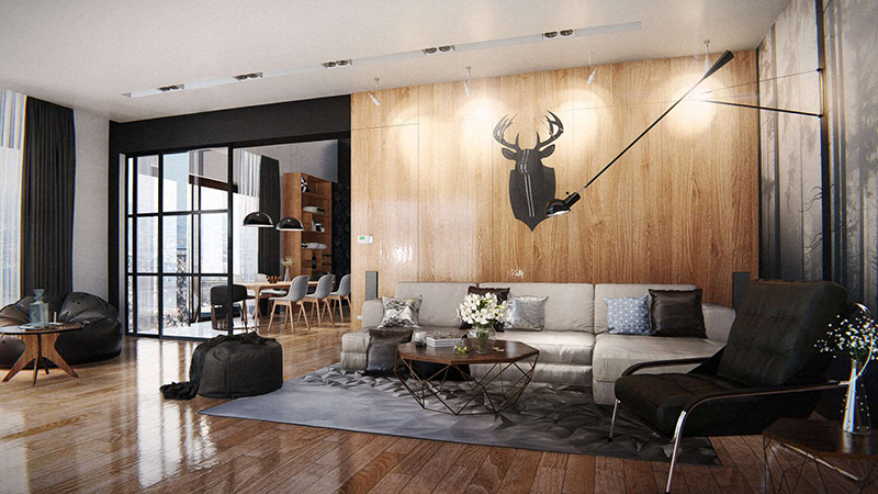 Interior-CG-Panorama-rendering