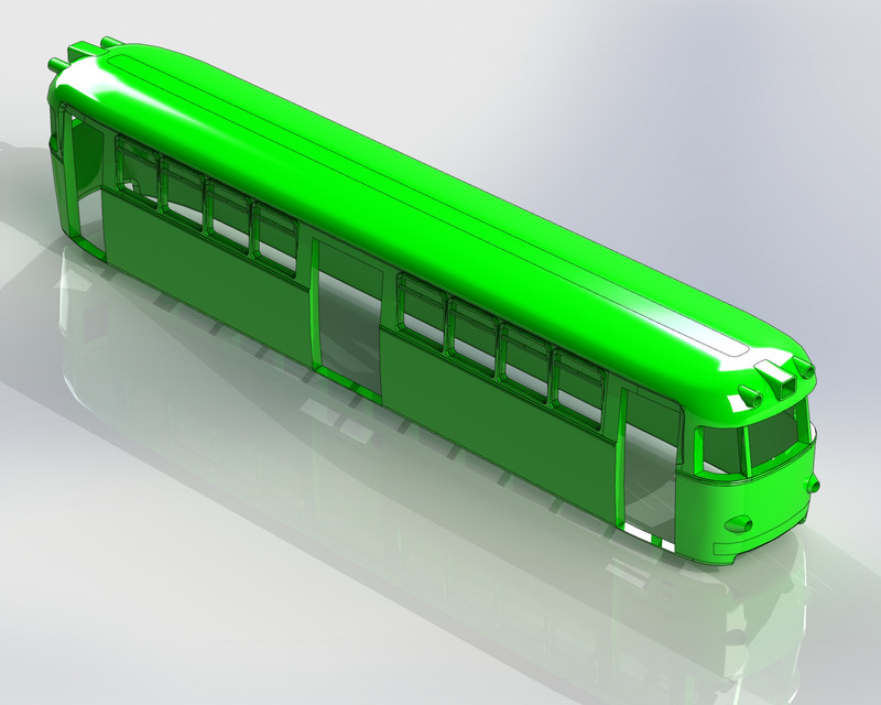 model-of-a-tram-3d | Cad Crowd model-of-a-tram-3d