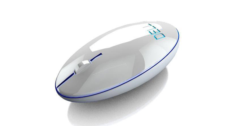 3D model white mouse