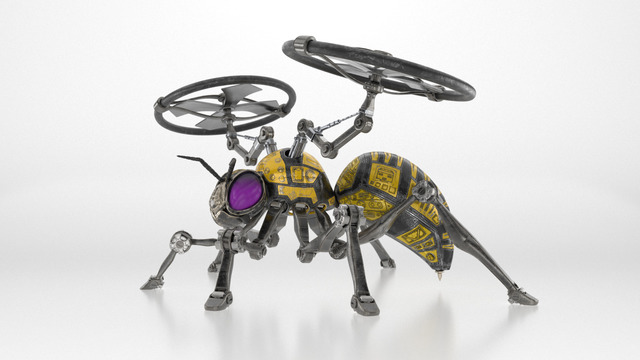 Robot-Wasp-by-Chromatophore3d | Cad Crowd Robot-Wasp-by-Chromatophore3d