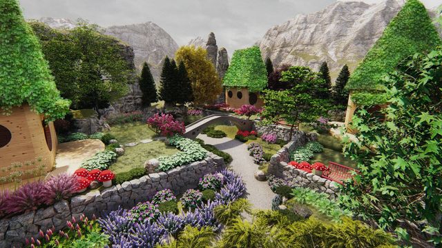 fairy-village | Cad Crowd fairy-village