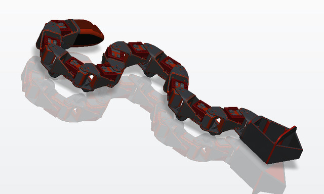 Robotic-Snake | Cad Crowd Robotic-Snake