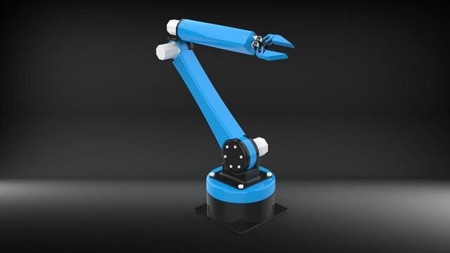 Six-Axis-Industrial-Robotic-Arm | Cad Crowd Six-Axis-Industrial-Robotic-Arm