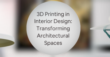 3D PRINTED INTERIOR DESIGN BANNER