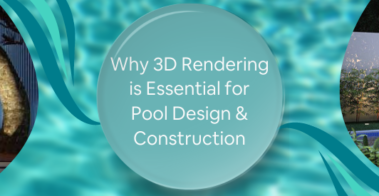 3D RENDER POOL DESIGN BANNER