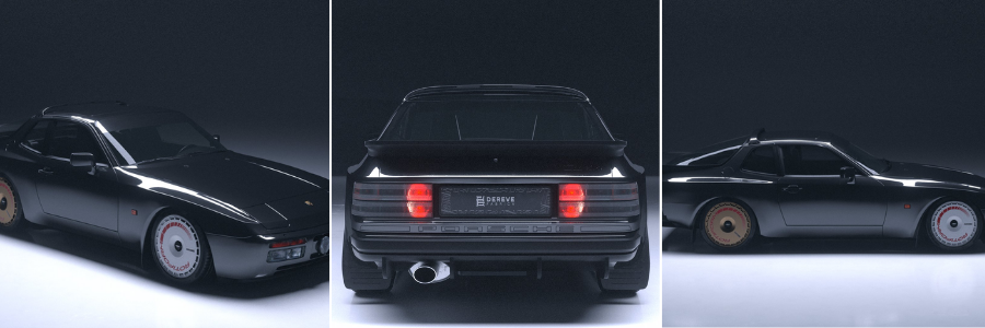 3D car porsche examples