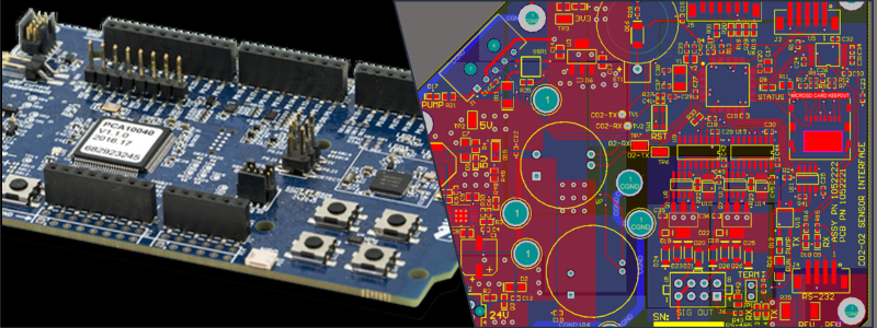 PCB design example including a C02 gas sensor circuit board | Cad Crowd PCB design example including a C02 gas sensor circuit board