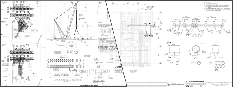 High level construction drawings examples