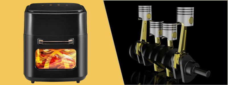 Prototypes of a home cooker oven and 4C engine