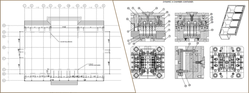 architectural drafting of floor plans examples
