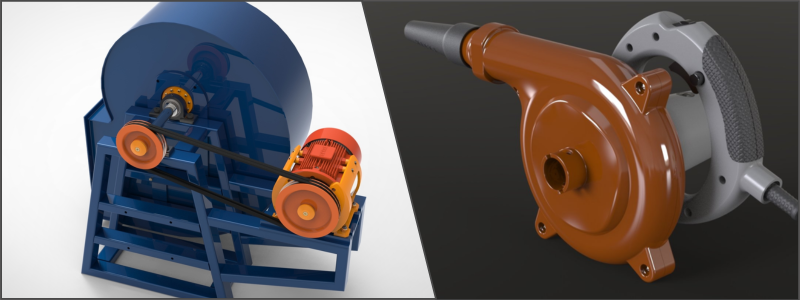 industrial air blower and electrical air blower cad and 3d printing examples | Cad Crowd industrial air blower and electrical air blower cad and 3d printing examples