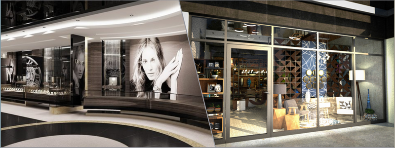 3D interior rendering for company store brandings