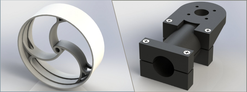 3D printing design of mount and specialty mag