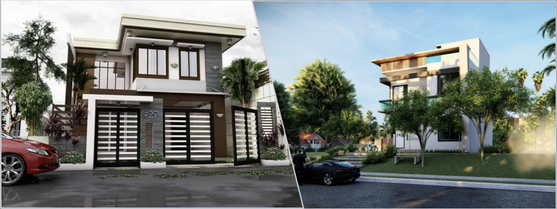 3d rendering of small homes