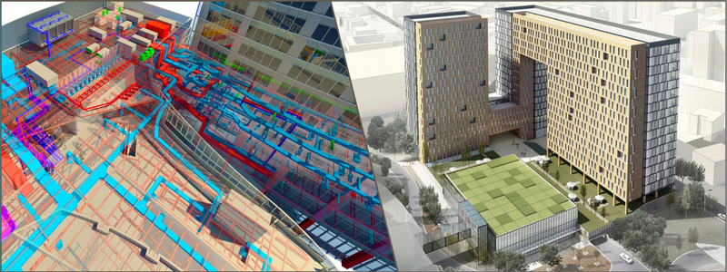 BIM modeling with an MEP and conversion
