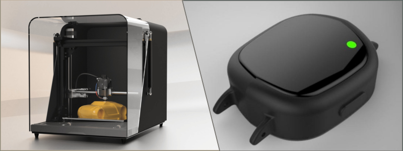 3D printer and electronic enclosure by product engineering services from Cad Crowd