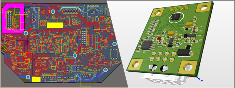 PCB of a centrifuge and IoT board by engineering experts in Cad Crowd