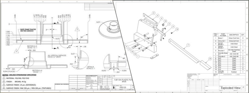 Shop drawings examples through expert CAD services in Cad Crowd