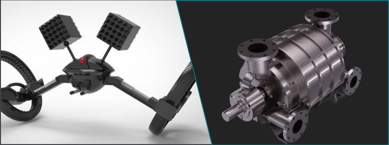 3D model and product design of a drone and engine cylinder by Cad Crowd design experts | Cad Crowd 3D model and product design of a drone and engine cylinder by Cad Crowd design experts