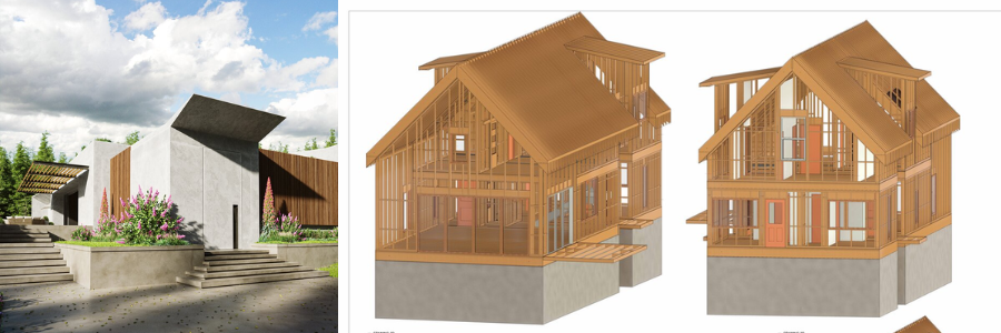 ADU design and 3D sketch by Cad Crowd architects