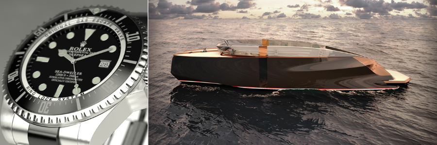 CAD design of a watch and yatch by Cad Crowd cad design professionals and experts | Cad Crowd CAD design of a watch and yatch by Cad Crowd cad design professionals and experts