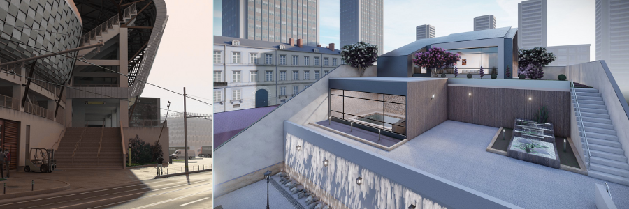 Civil engineering and CAD design of a modern stadium and villa by Cad Crowd design experts