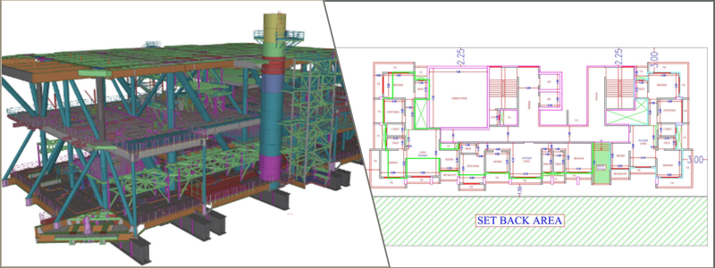 Structural engineering and floor plan drafting design services by Cad Crowd experts