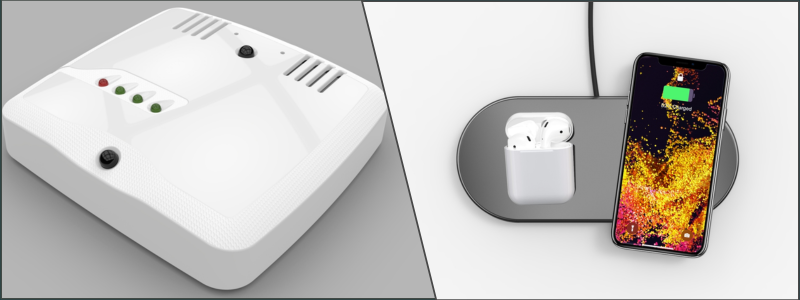 electronic device and wireless charger by Product design experts from Cad Crowd