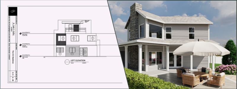 two-storey ADU design by Cad Crowd architectural design experts