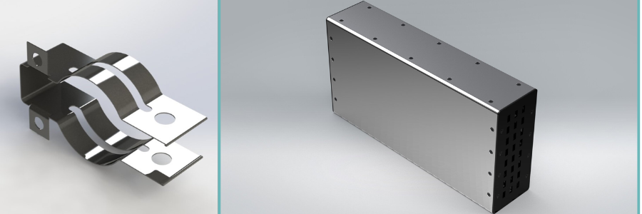 Sheet metal design examples by Cad Crowd freelance engineers