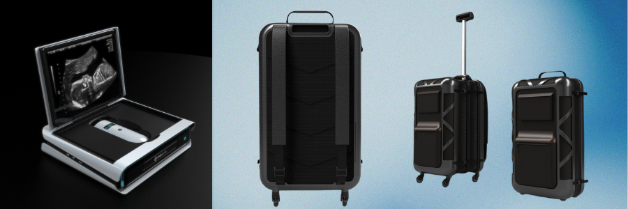 medical scanner and customizable backpack designs by Cad Crowd product innovation services | Cad Crowd medical scanner and customizable backpack designs by Cad Crowd product innovation services