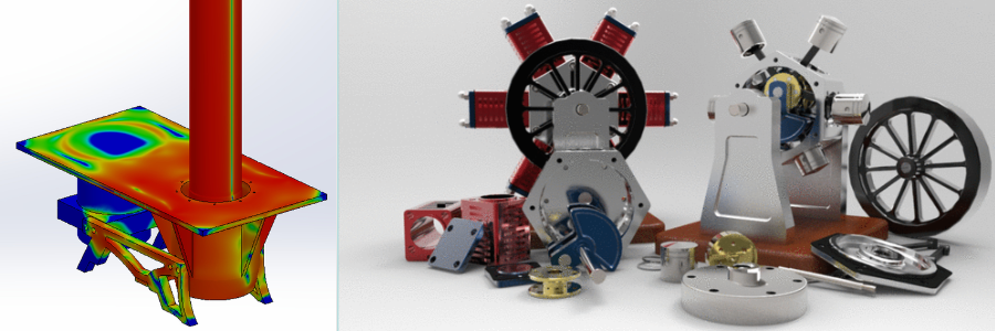 parasail actuator stress test and gear engineering by Cad Crowd design experts