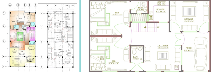 Cad layout architectural floor plans by Cad Crowd design experts | Cad Crowd Cad layout architectural floor plans by Cad Crowd design experts