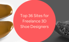 Top 36 Sites for Freelance 3D Shoe Designers for Rendering Shoes Sneaker CAD Prototypes