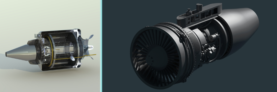 jet engine designs by Cad Crowd engineering experts | Cad Crowd jet engine designs by Cad Crowd engineering experts