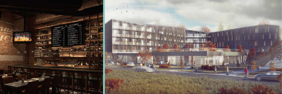 3D Visualization of a commercial establishment and restopub by Cad Crowd visualization freelance experts