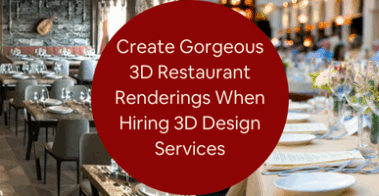 3D restaurant renderings