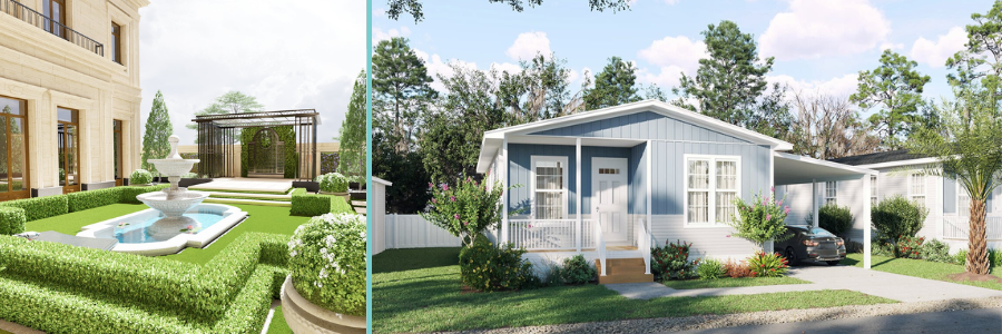 Landscape design examples by Cad Crowd architectural experts