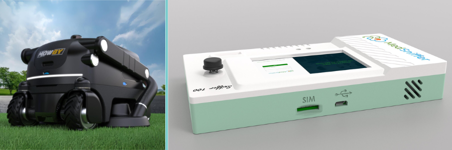Robot lawnmower and medical device with IoT capabilities by Cad Crowd design experts and engineers