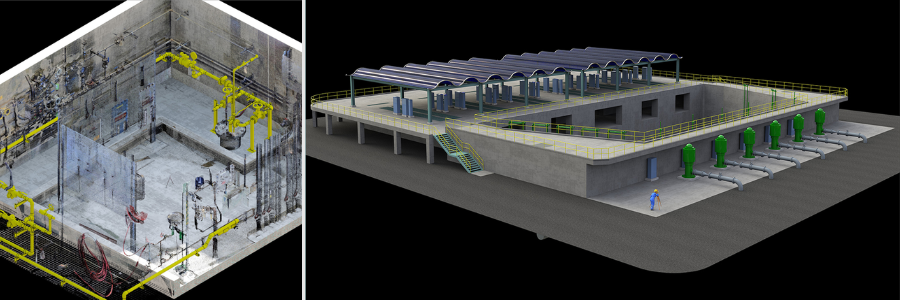 MicroStation treatment plant design by Cad Crowd civil engineering experts