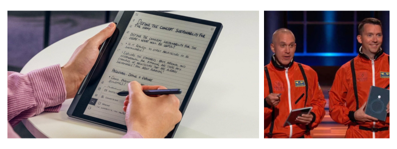 Reusable smart notebook founders