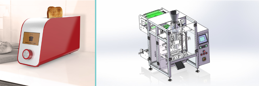 electrical design of a smart toaster and refrigerant by Cad Crowd design experts