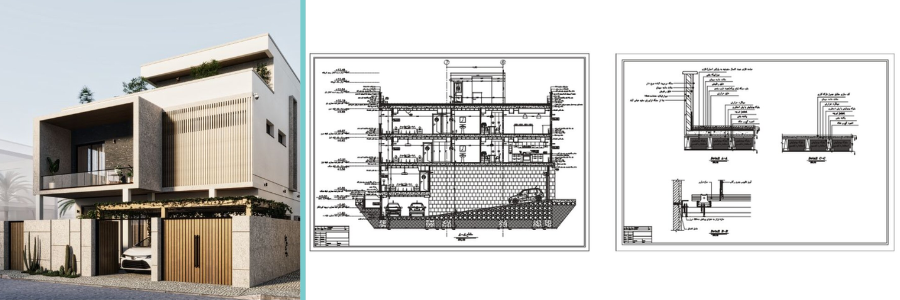 3D architectural rendering and visualization for construction by AEC freelance design experts