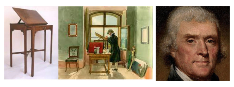 Adjustable standing desk